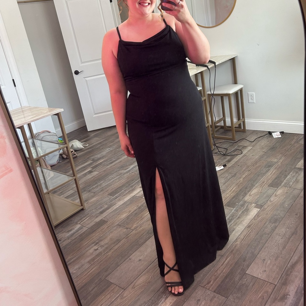 Birdy Grey Black Maxi Dress